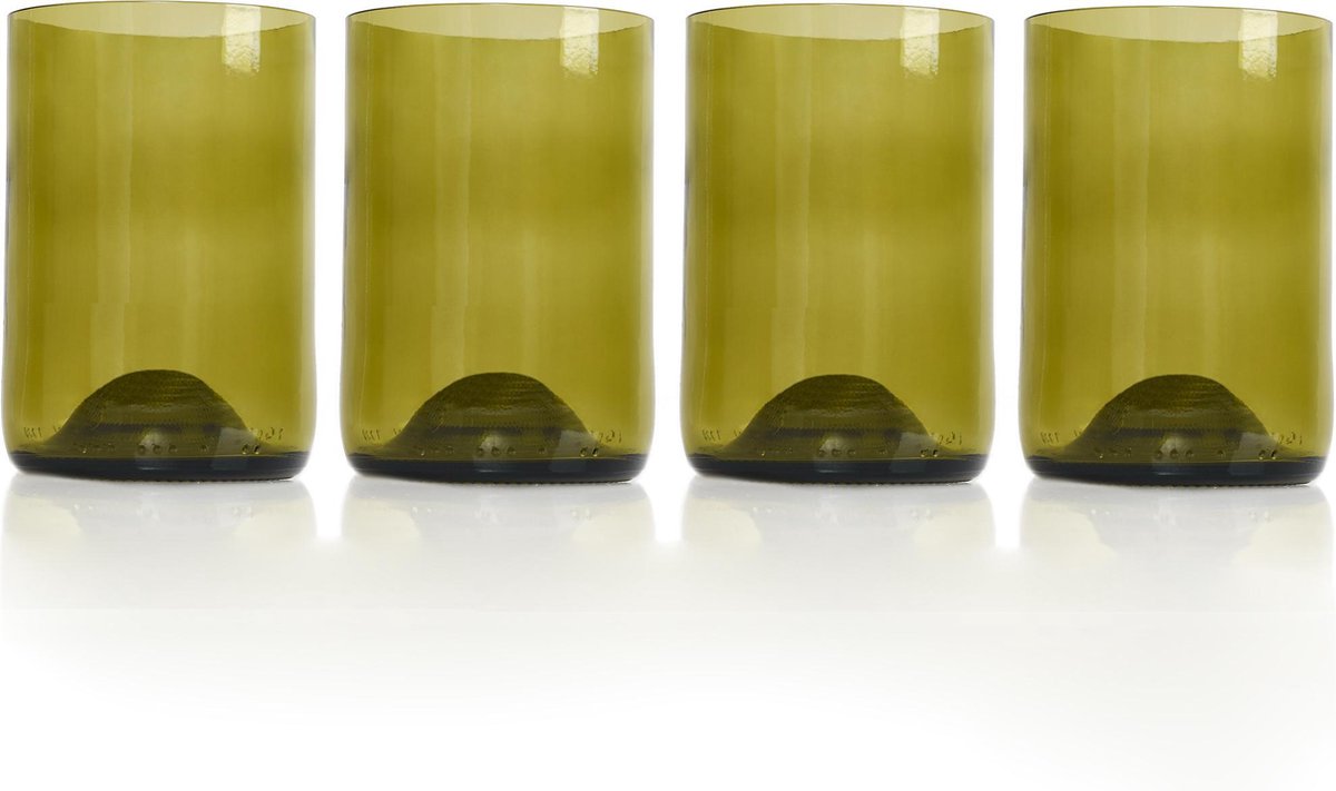 Rebottled Tumbler 4-Pack Drinkglazen - Amber - 4 stuks - 330 ml