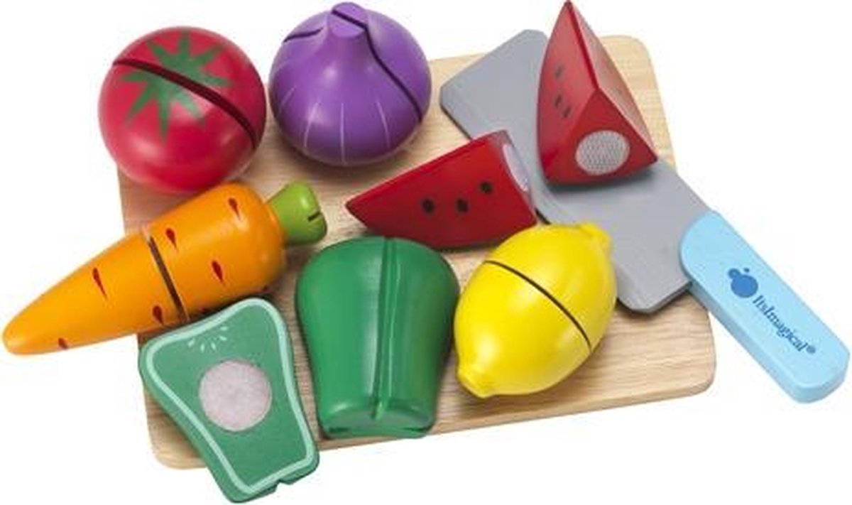 Imaginarium Deliset FRESH - Speelgoed Fruit - Hout - Met Klittenband