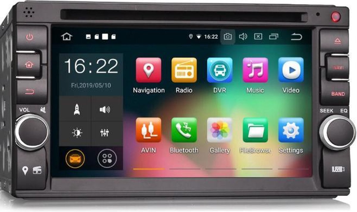 Voltario® 6.2 “ Autoradio universeel inclusief navigatie