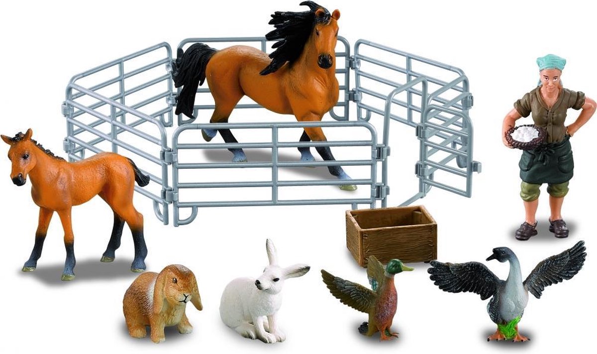 Farmee Boerderijspeelgoed Paard met hek
