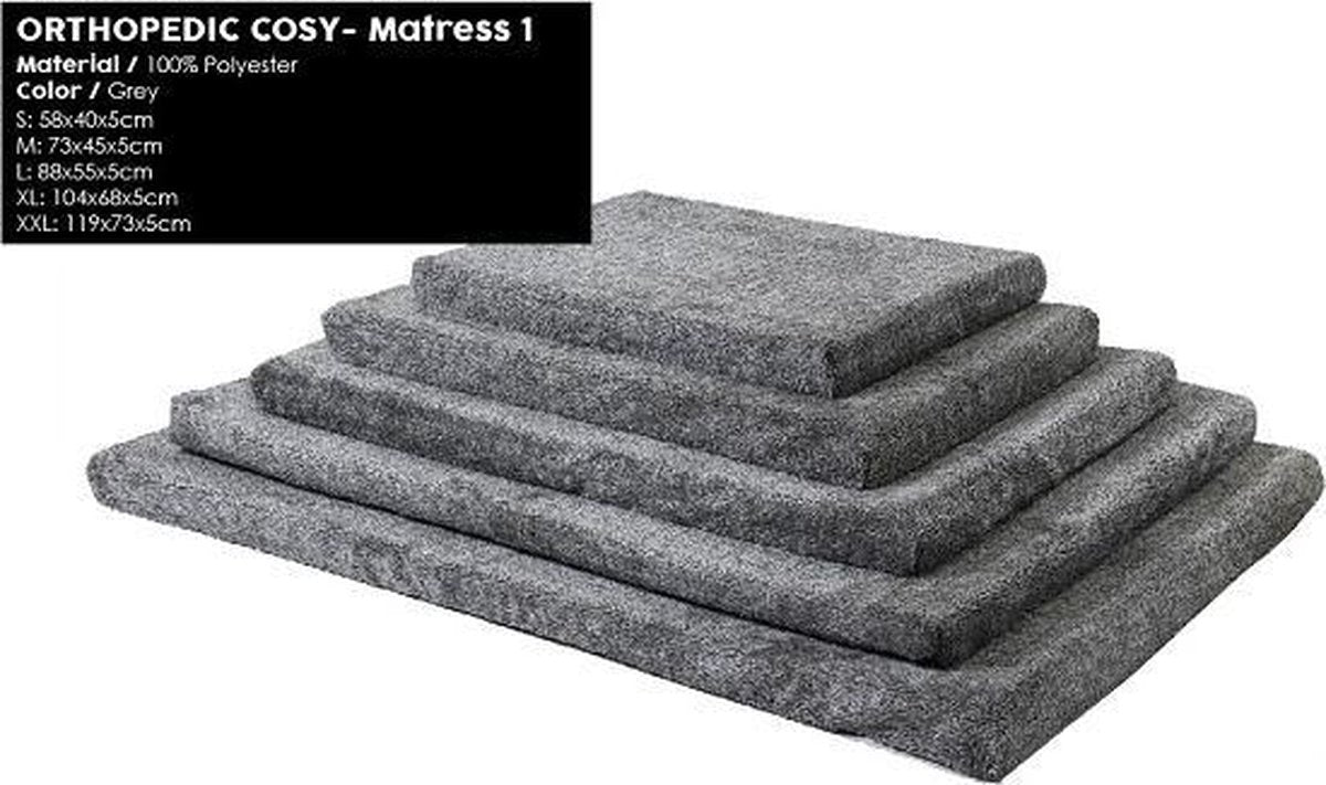 51DN Orthopedische Hondenkussen Storm 1 Imperial Grey -S