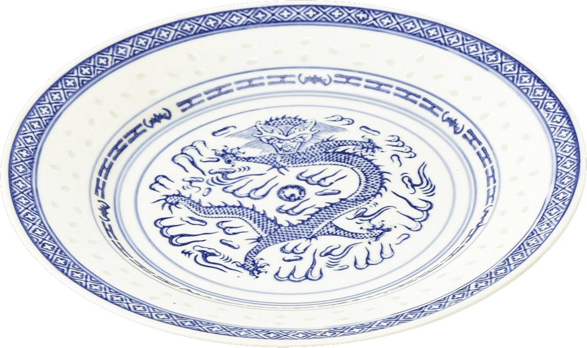 Chinees Bord van Porselein - Ø25