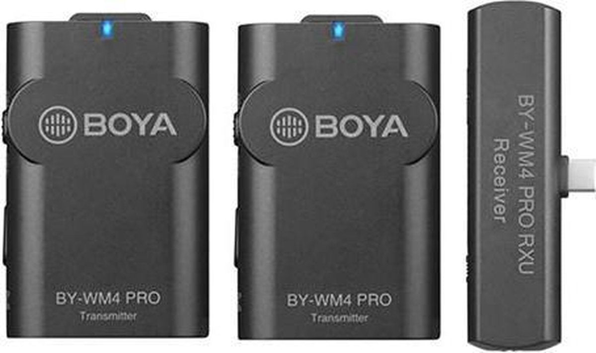 Boya - Microphone BY-WM4 Pro K6 Lavalier x2 Wireless USB-C