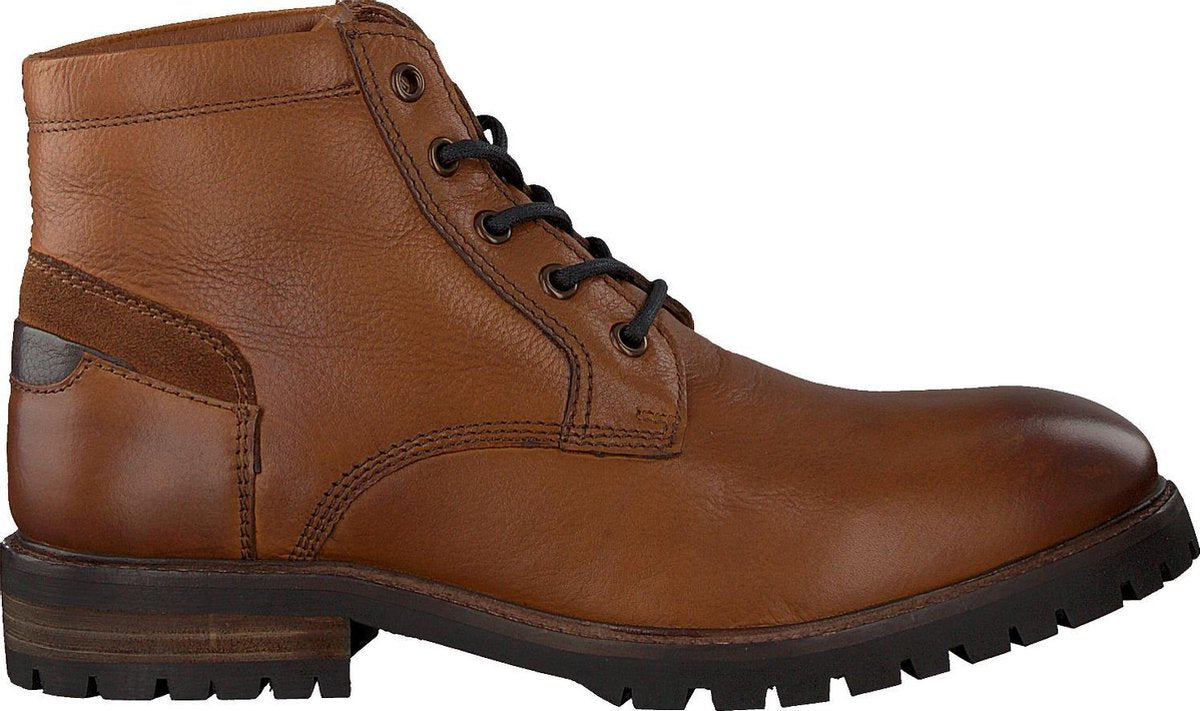 Verton 11-121-7095 Veterboots - Laarzen Met Veters - Heren - Cognac - Maat 42