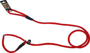 Hondenriem slipriem Retrieverlijn met dubbele stop nylon rond luxe 1.0 cm x 200 cm