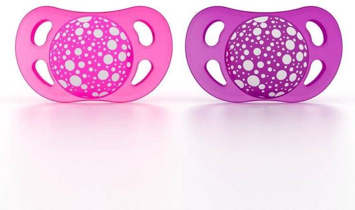 Twistshake fopspeen 0-6 maand Pink en paars
