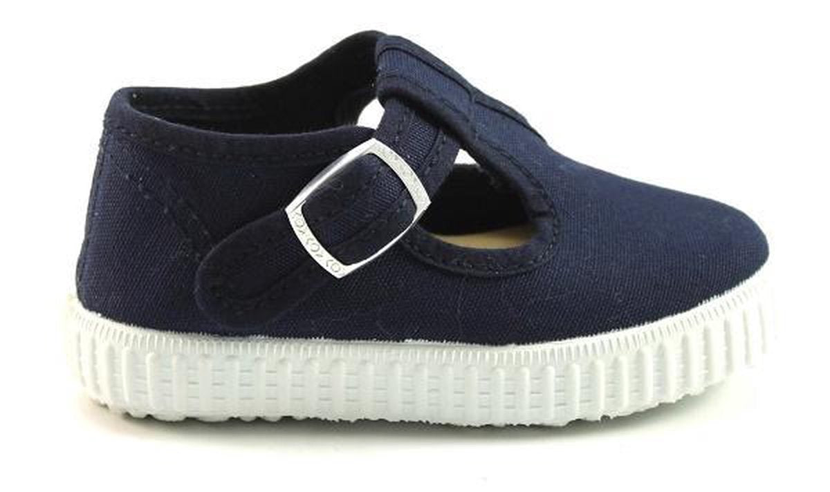 Cienta - canvas - zomer kinderschoen - Sandalia -  navy - Maat 21