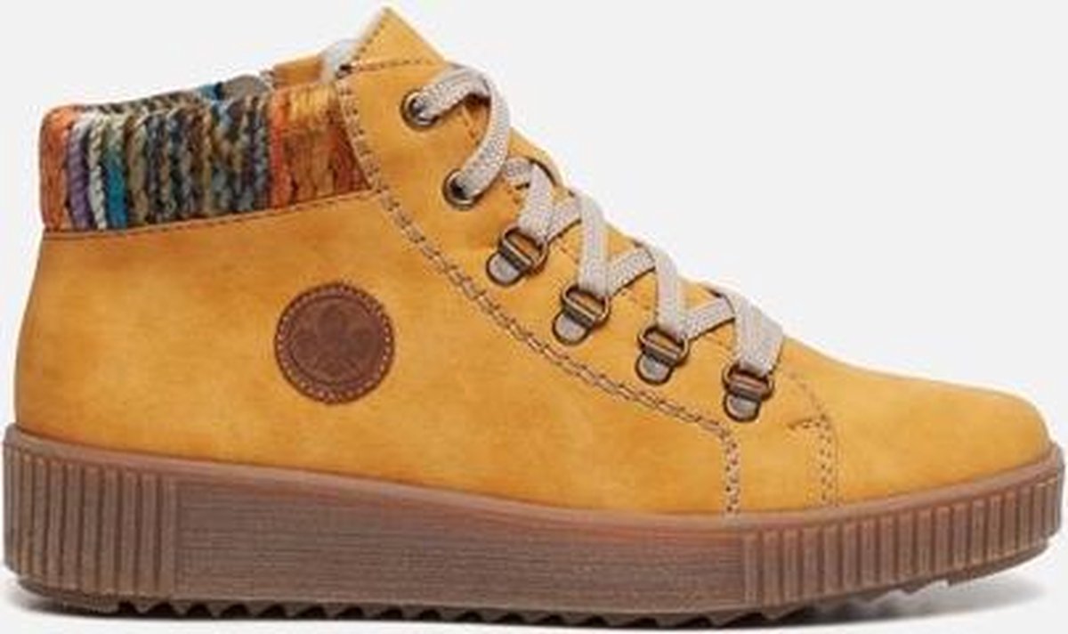 Rieker Veterboots geel - Maat 42