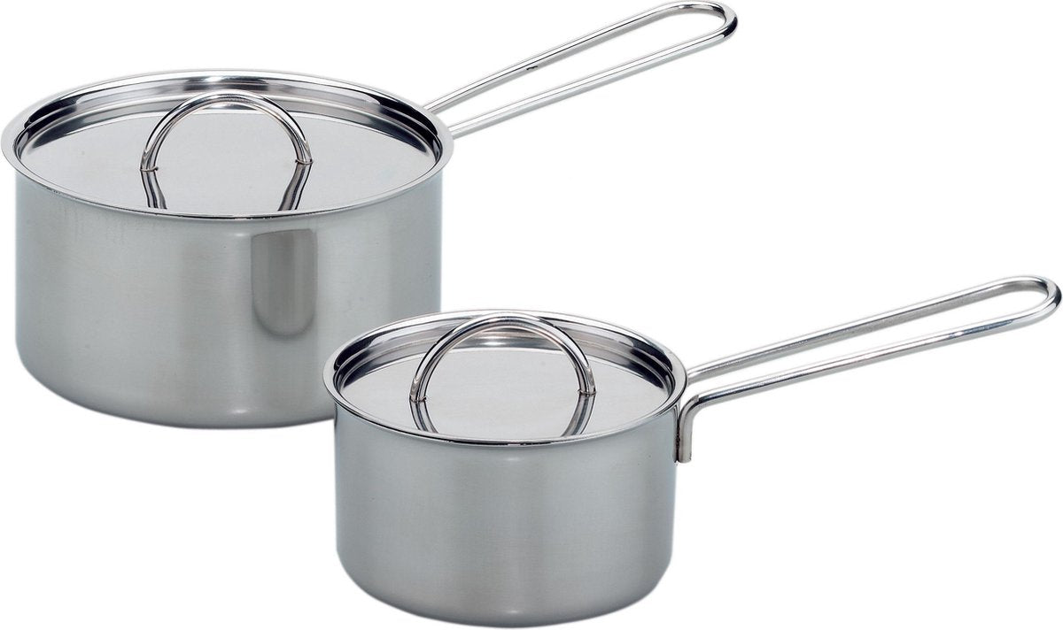 Glückskäfer Steelpan 12 Cm Blank Staal
