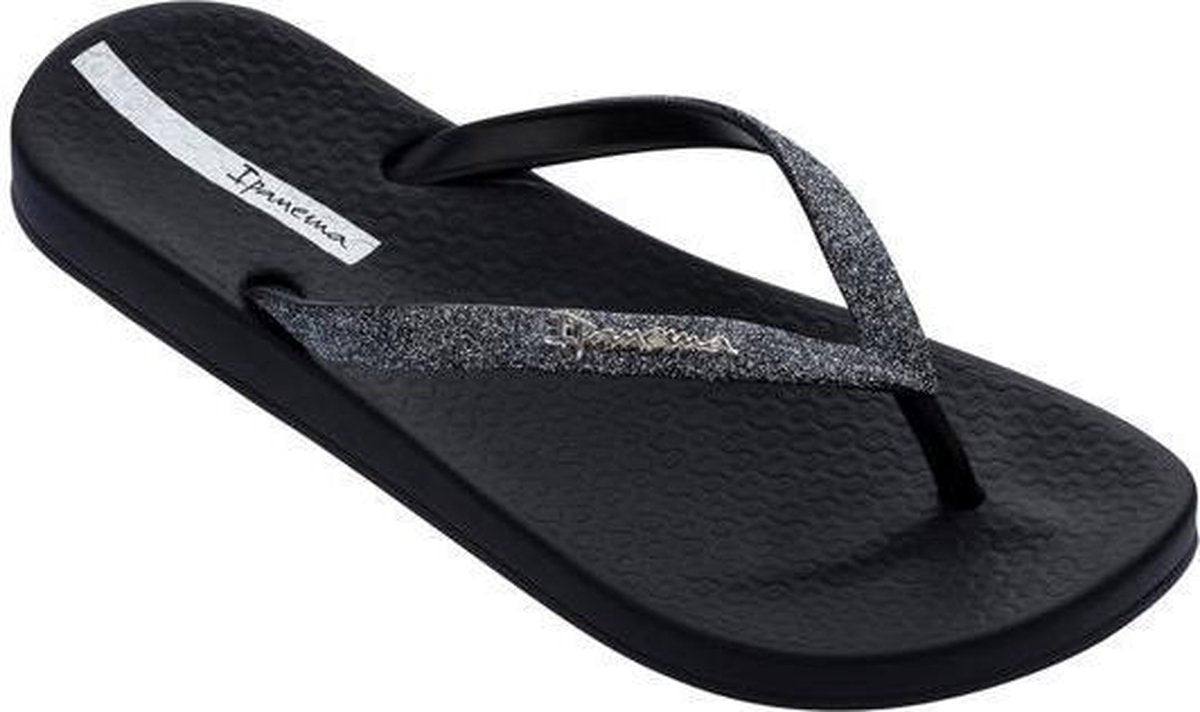 Ipanema Anatomic Lolita Dames Slippers - Black/Silver - Maat 41/42