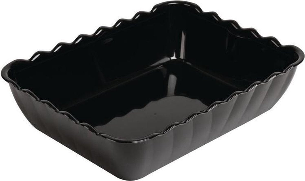 Kristallon buffetschaal zwart 4.25ltr