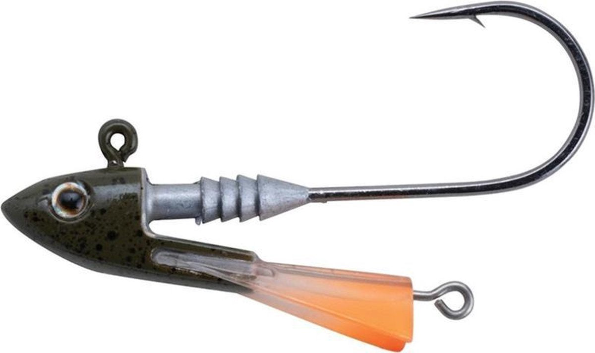 Berkley Fusion19 Snap Jigs - Loodkop - Green Pumpkin - 7g - Haakmaat 4/0 - Groen