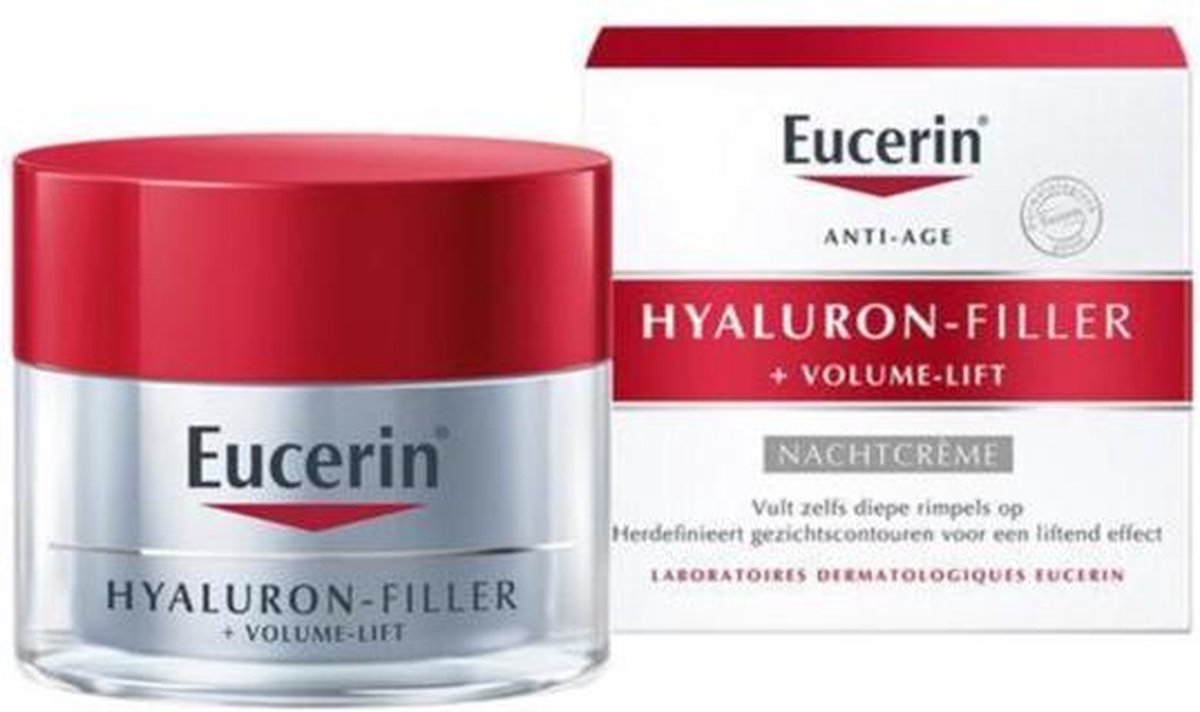 Eucerin Nachtcreme Hyaluron Filler en Volume Lift 50 ml