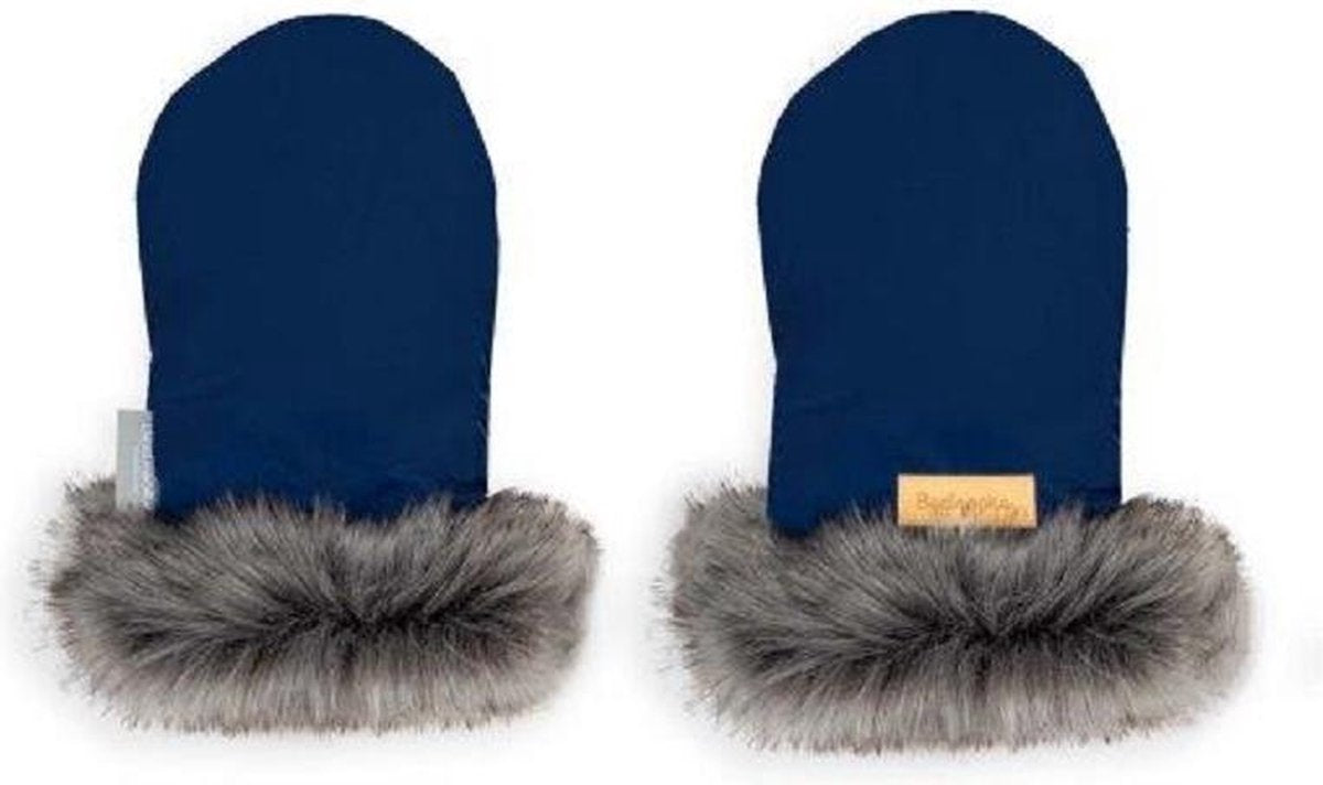 Beztroska - Golfhandschoenen - imitatie bont - blauw