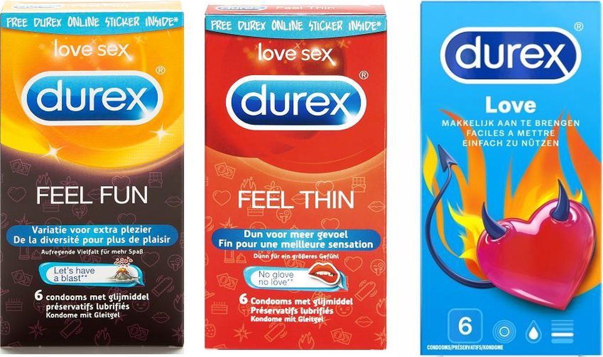 Durex Love Collection 3 x6st.