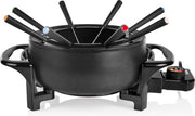Tristar FO-1107 Fonduepan met 8 Vorkjes 1.5L 1000W Matzwart
