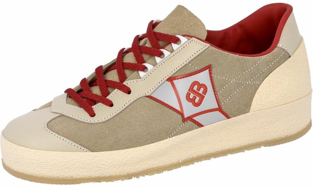 Brütting sneaker Road Runner - handgemaakte sportschoen - Beige - 41