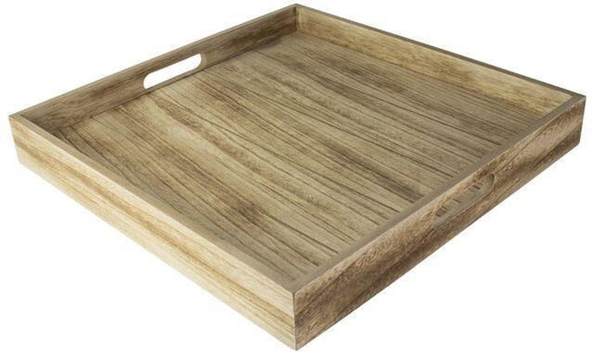 Gusta Dienblad 38x38x5cm houtlook