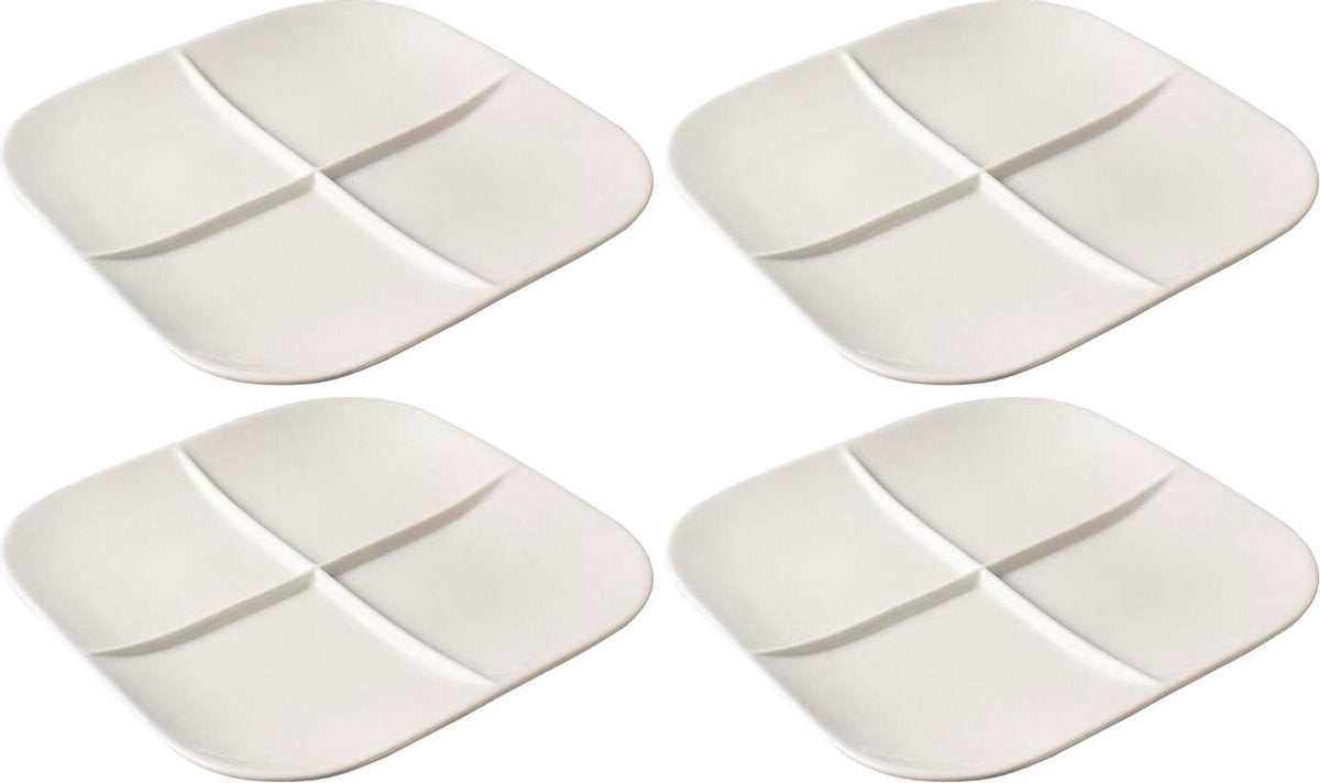 4-Vaks Bord - set 4 stuks