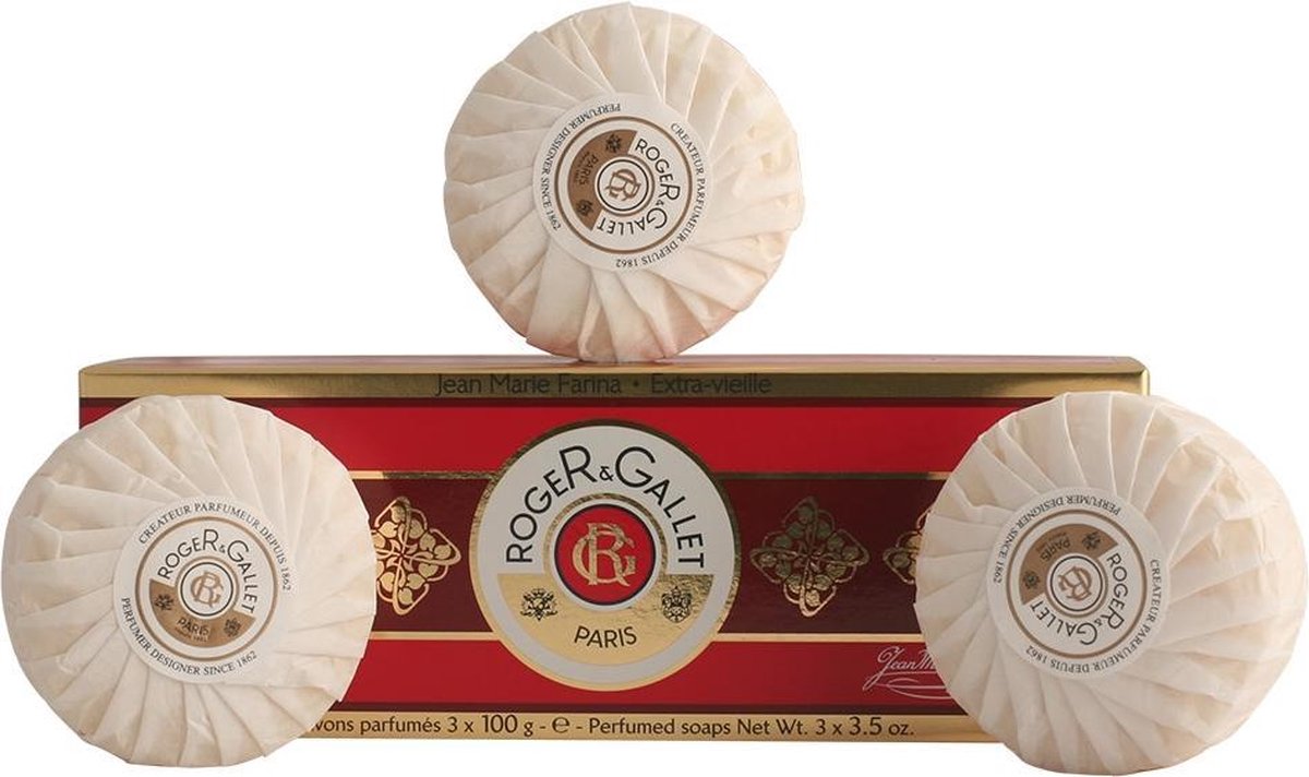 Roger & Gallet  Jean Marie Farina  Zeep 3 st.