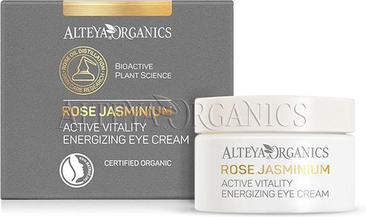 Alteya Organics Energieke revitaliserende oog crème – Rosa Jasminium (biologisch)