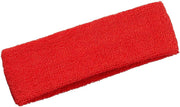 Atipick Zweetband 18 X 5 Cm Katoen Rood