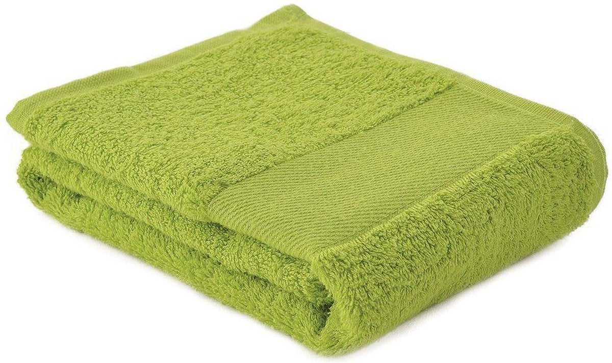 Arowell Sporthanddoek Fitness Handdoek 130 x 30 cm - 500 Gram - Lichtgroen (5 stuks)
