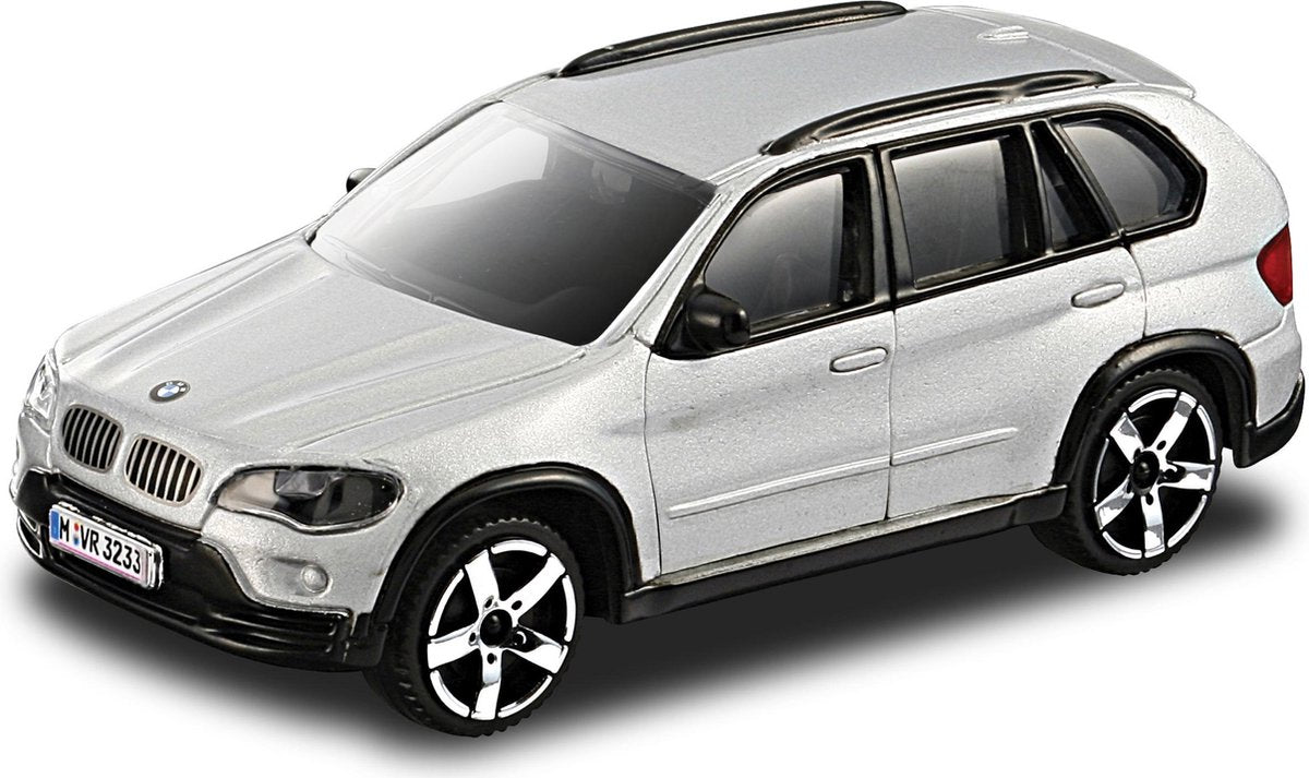 Bburago BMW X5 2007 zilver schaalmodel 1:43