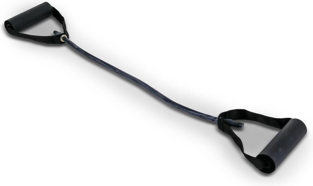 eSAM® Expander - Resistance Bands - Weerstandband - Fitness elastiek - Zwart - lichte weerstand - Light - met 1 tube
