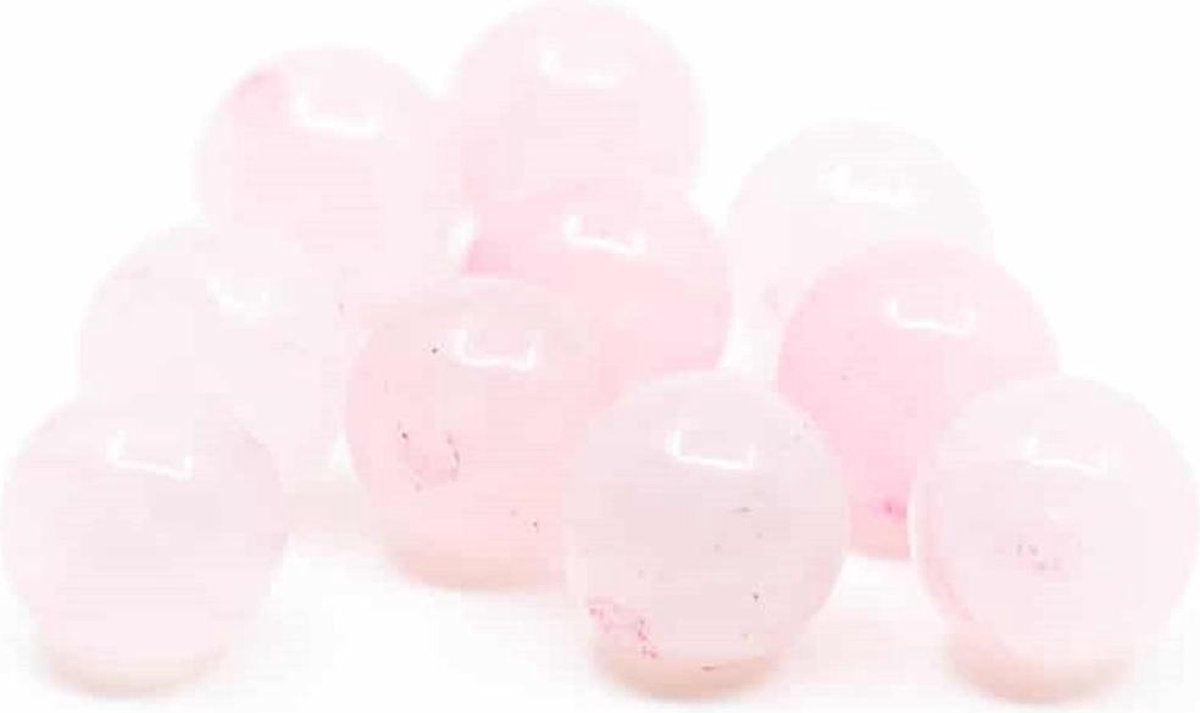 Edelsteen Losse Kralen Rozenkwarts – 10 stuks (6 mm)