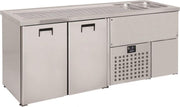 Professionele Bierkoeler 2 Deuren 2R | Combisteel | 7489.5320 | Horeca