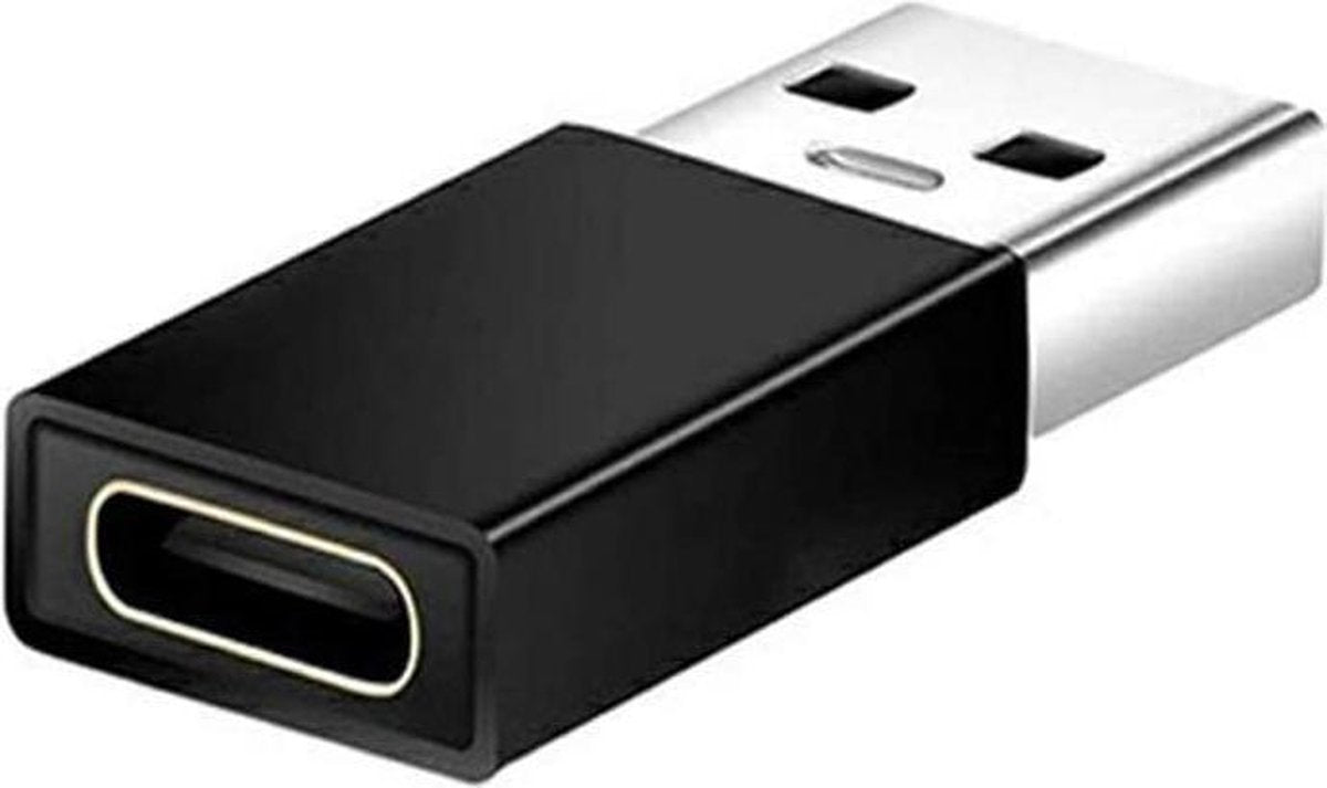 Doodadeals USB C 3.1 female naar USB A 3.0 opzetstuk | Zwart