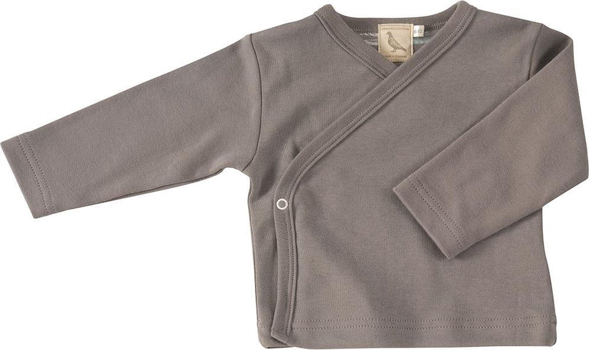 Pigeon Organics | Kimono jasje Grijs-Newborn