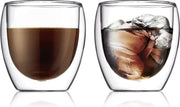 Bodum Pavina Glas - Dubbelwandig - Klein 0.25L -  Set van 2