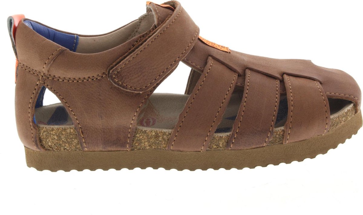 Shoesme Bio Jongens Sandaal - Cognac - Maat 28