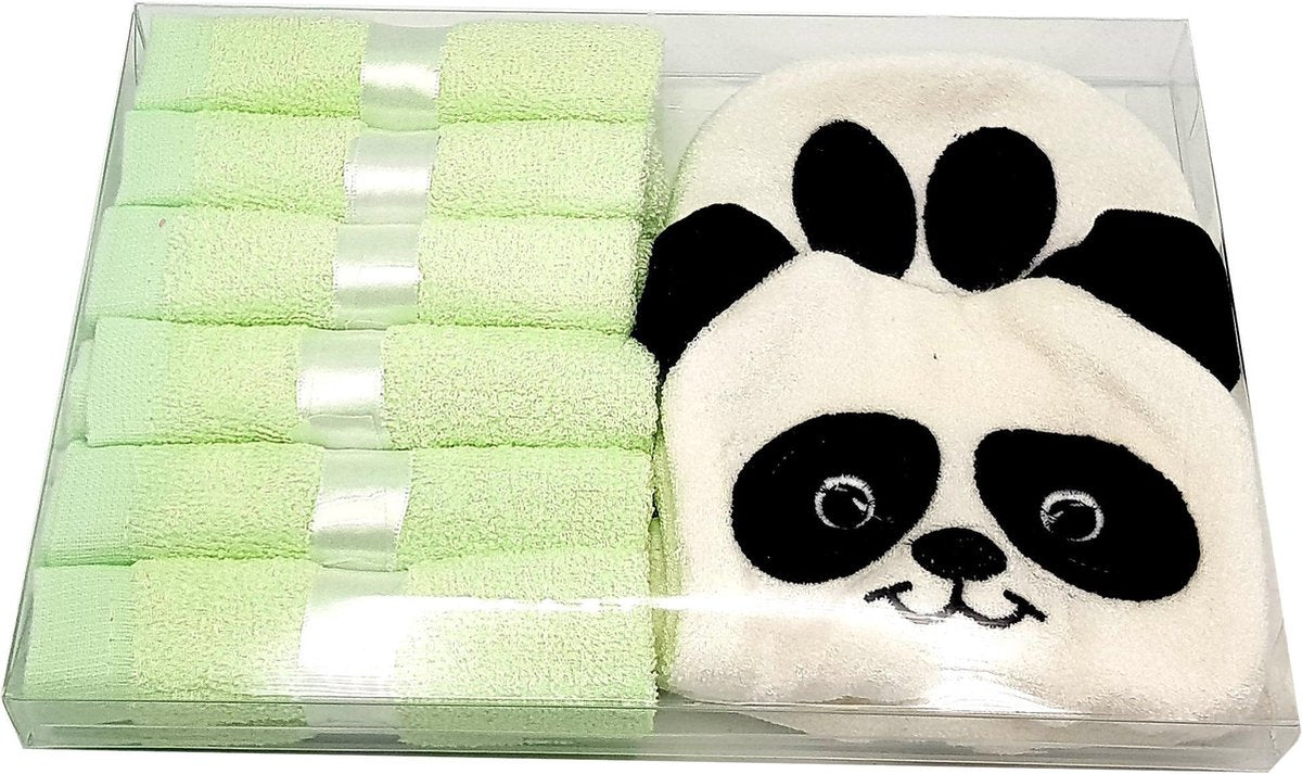 MijnNami Kristalheldere Geschenkdoos – Bamboe Panda - Eco-vriendelijk - Kraamkado