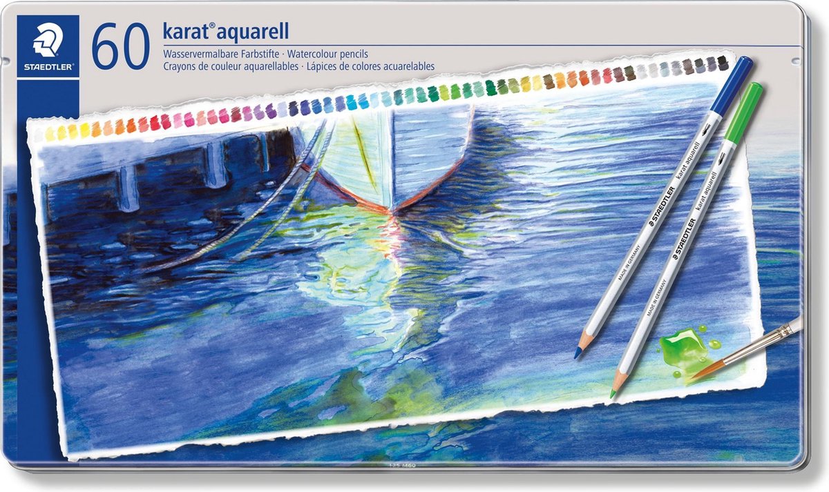 karat aquarell kleurpotlood - set 6