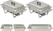 Eunoia Buffetwarmer Set Rechaud RVS 2 Stuks