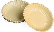 Creme kartonnen schaaltjes 16 cm