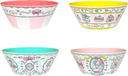Jill - Set van 4 verschillende kommen 20 cm - Melamine