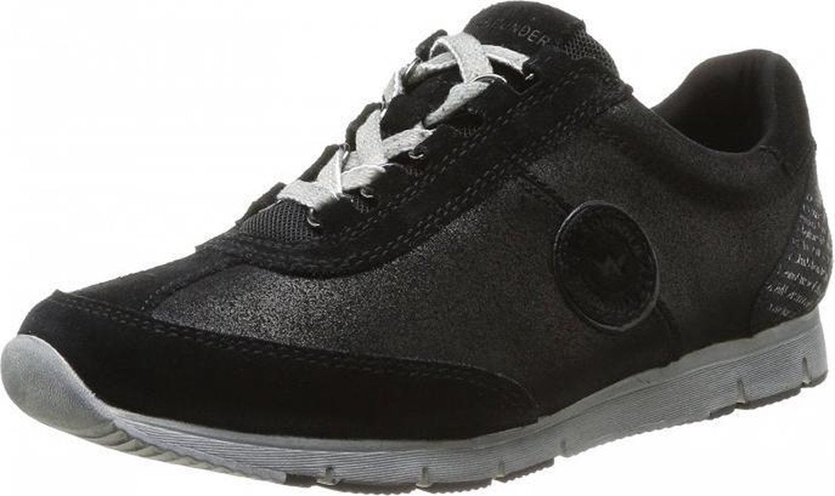 Allrounder by Mephisto JANIKA zwart suede outdoor sneaker voor dames  - Maat 38.5
