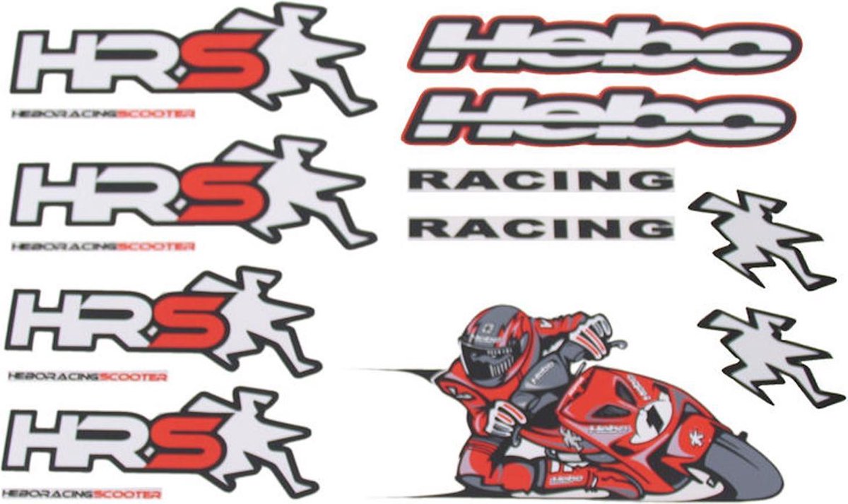 Stickerset Hebo HRS 510x350mm