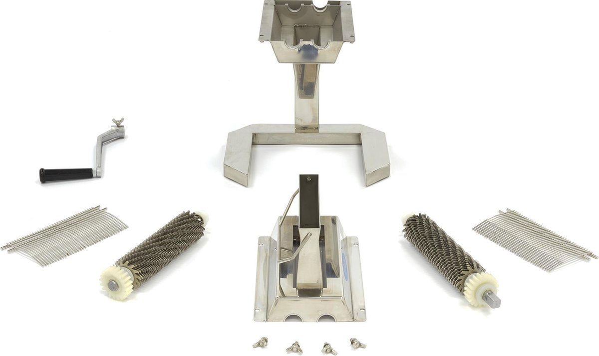 Vleesvermalser 37 x 2 - 175 mm - RVS - Vlees Doorvoer B175 x D25 mm - Vleesprikker / Professionele Meat Tenderizer / Horeca Vleesroller - Maxima
