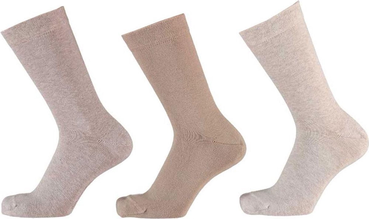 6-Pack Biologisch Katoenen Sokken 158060000 Apollo - Unisex - beige - 39-42