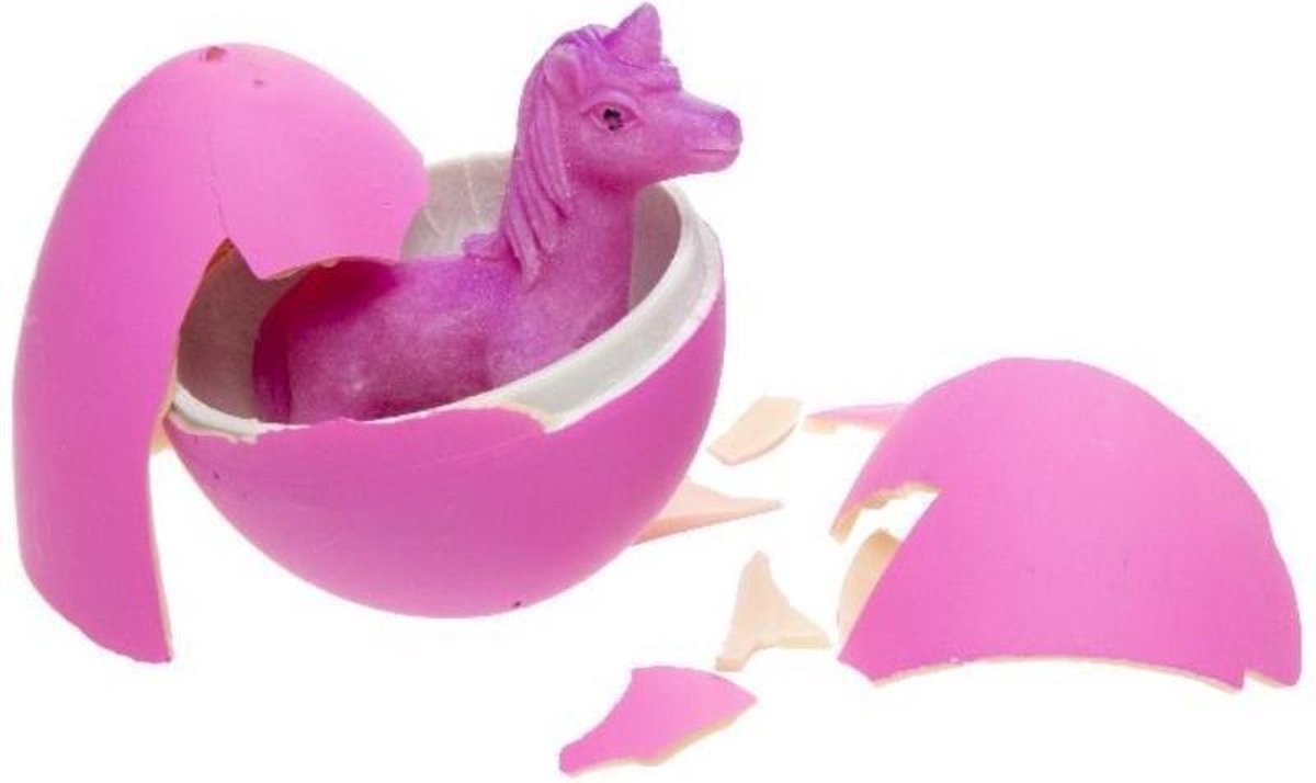 Lg-imports Eenhoorn Groei-ei Roze 15 Cm