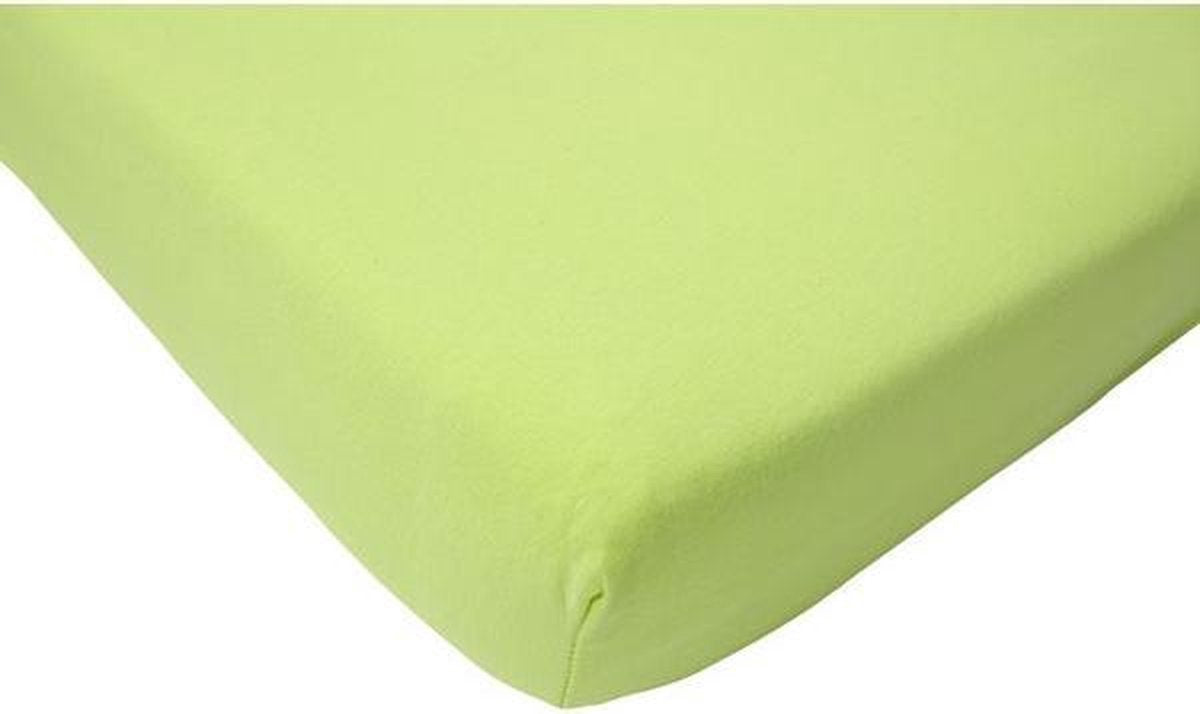 Jollein - Box Hoeslaken Jersey - 75x95 cm - Lime