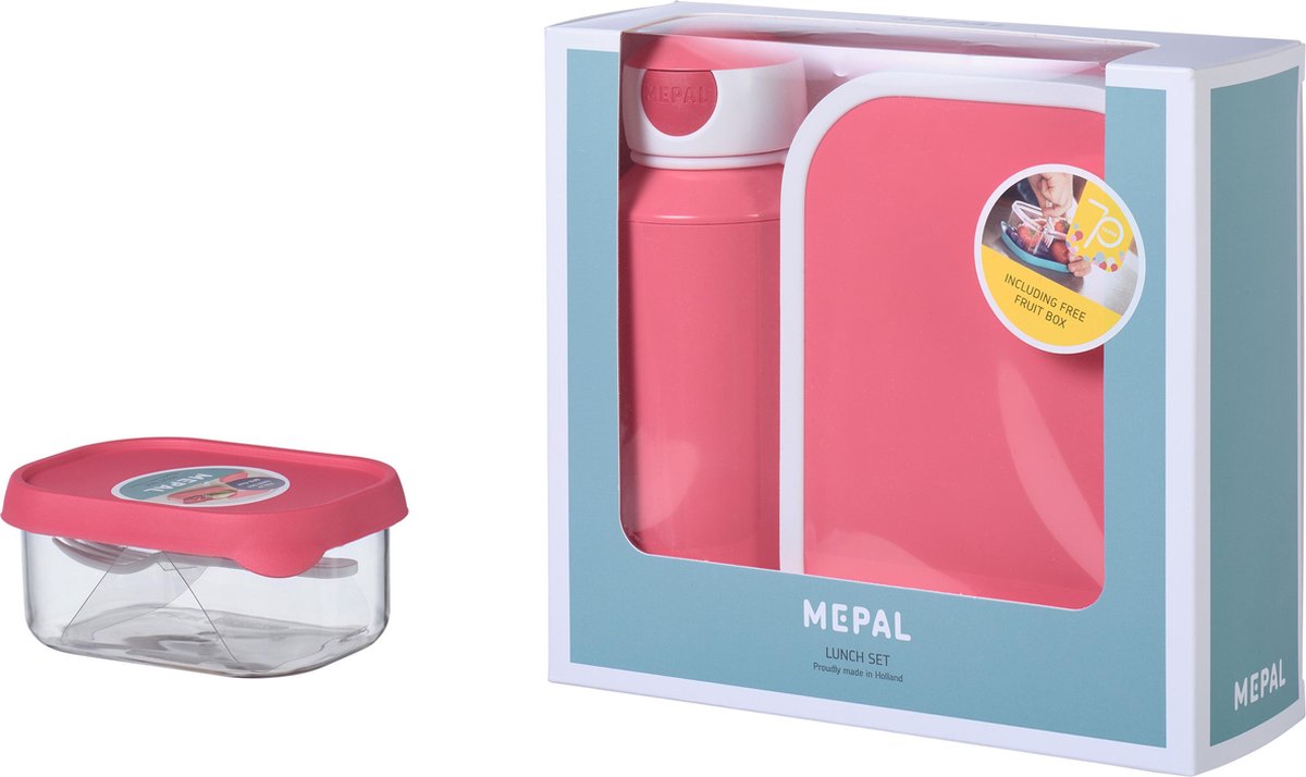 promoset lunch campus (pu+lb+fb) - pink