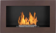Bruine Biohaard 65 x 40 CM Hangend of Inbouw Bioethanolhaarden.com