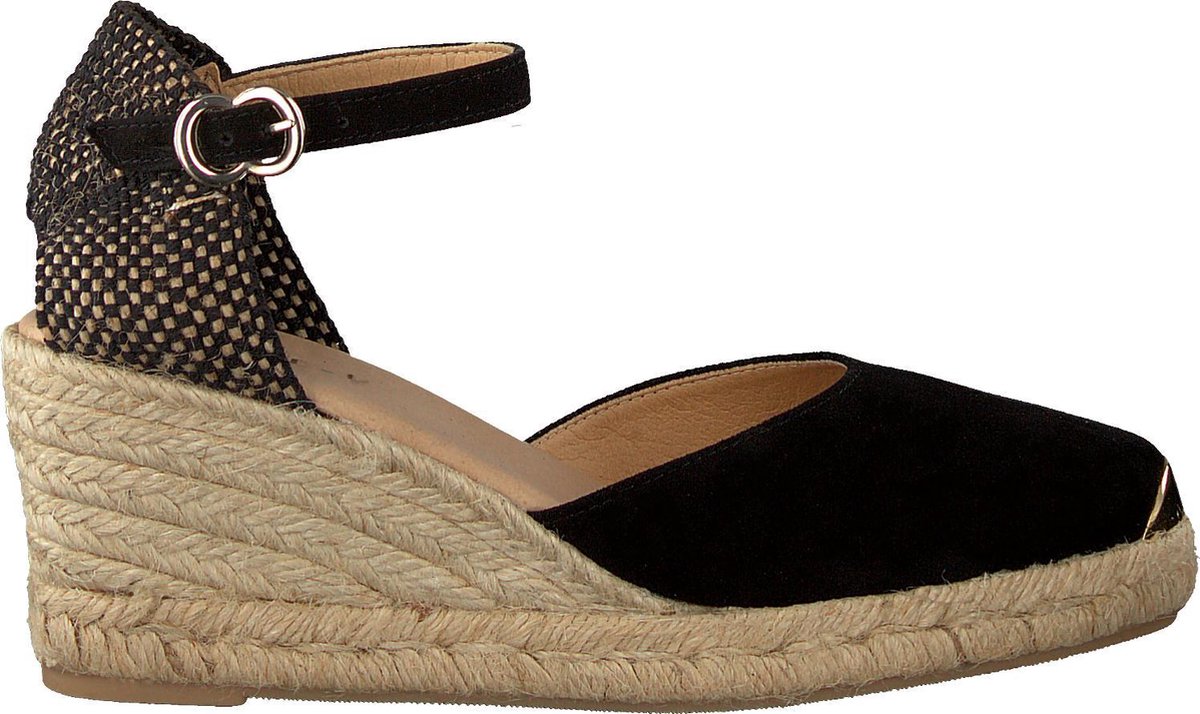 Notre-V Luz10 Espadrilles - Met Sleehak - Dames - Zwart - Maat 39