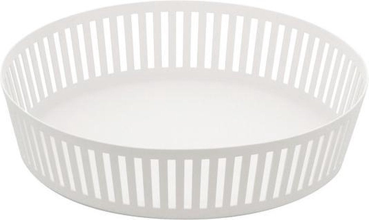 Yamazaki Fruitschaal Fruitmand - Wide Tower wit - staal